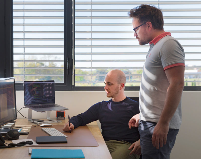 Pierre et David, associés et dirigeants de l'agence Web Premiere à Castres